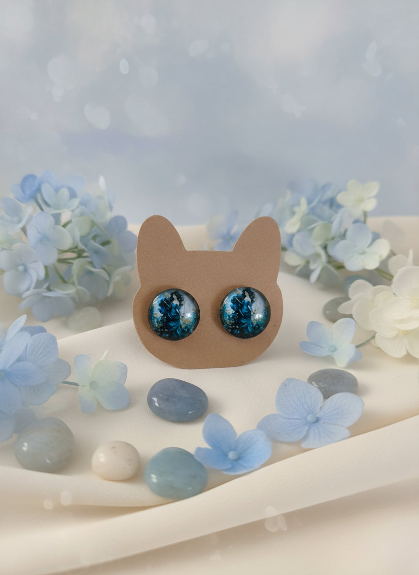 Cabochon Mystical Witchy Earring