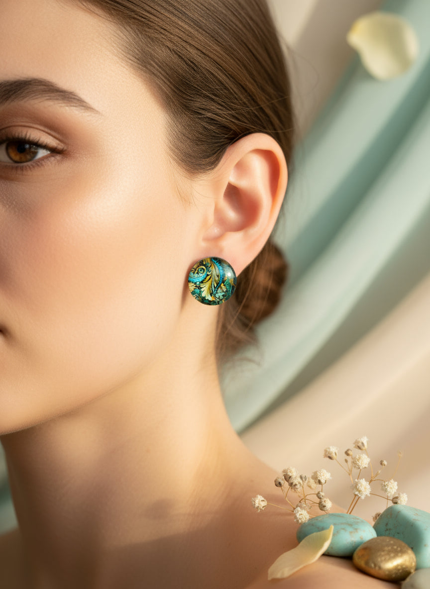 Cabochon Nature’s Whisper Earring