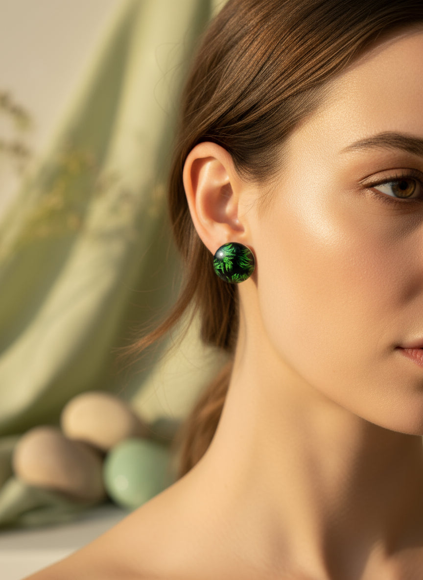 Cabochon Nature’s Whisper Earring