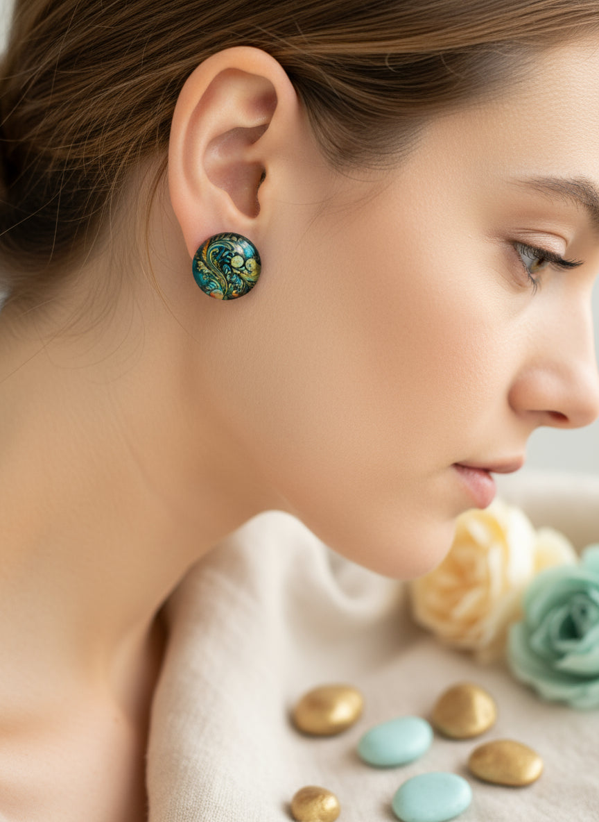 Cabochon Nature’s Whisper Earring