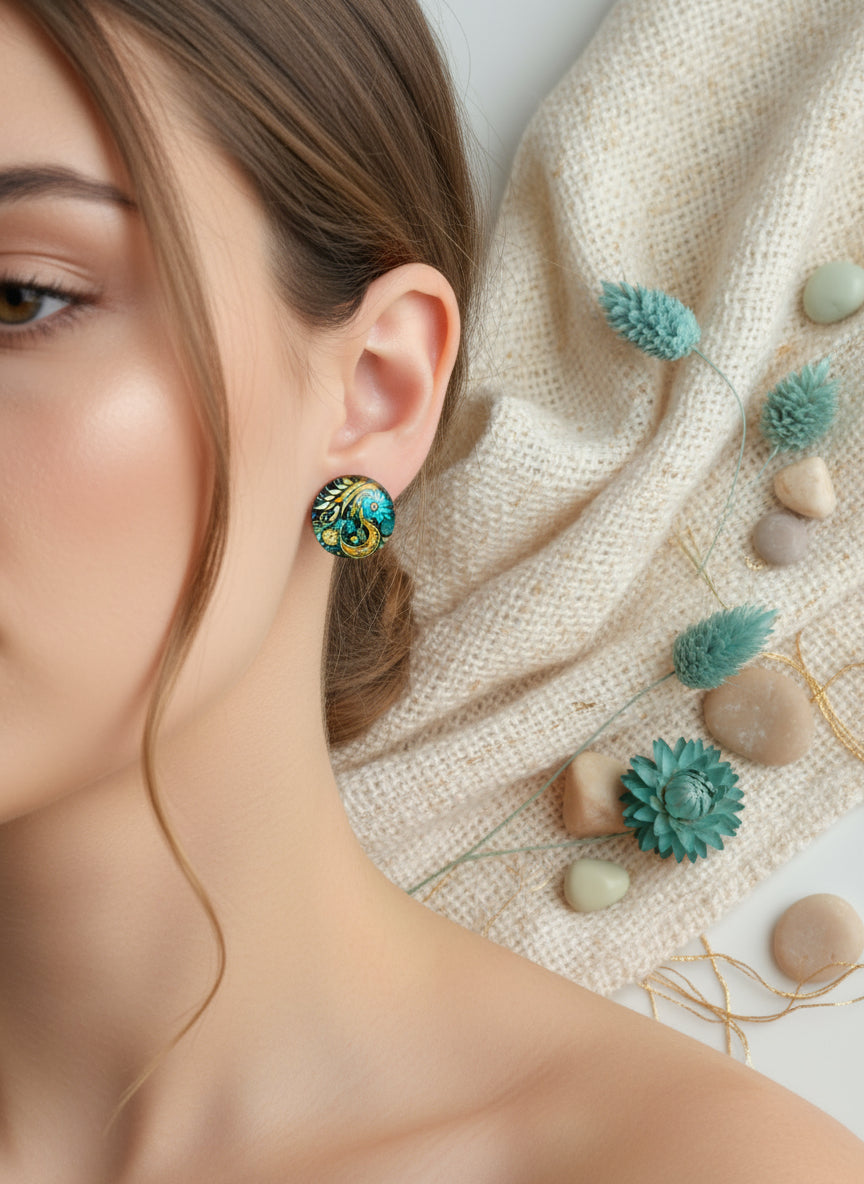 Cabochon Nature’s Whisper Earring