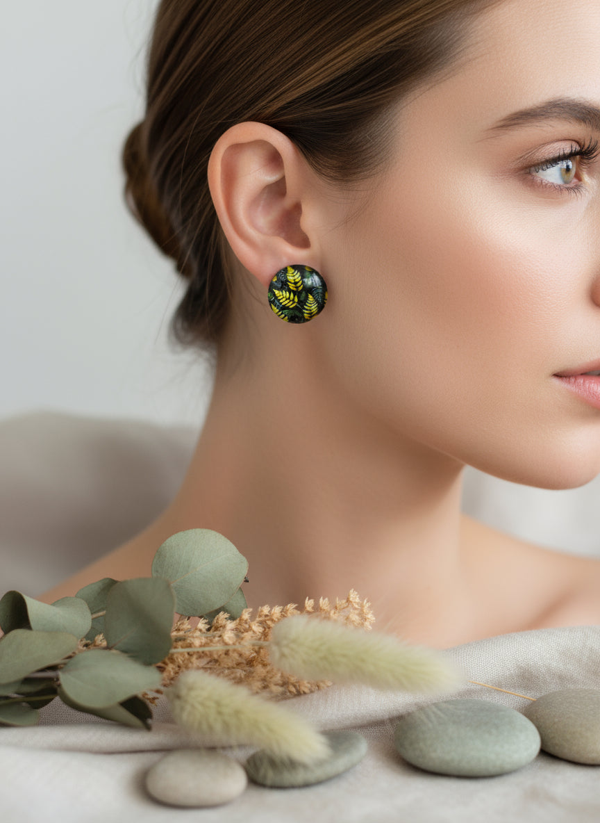 Cabochon Nature’s Whisper Earring