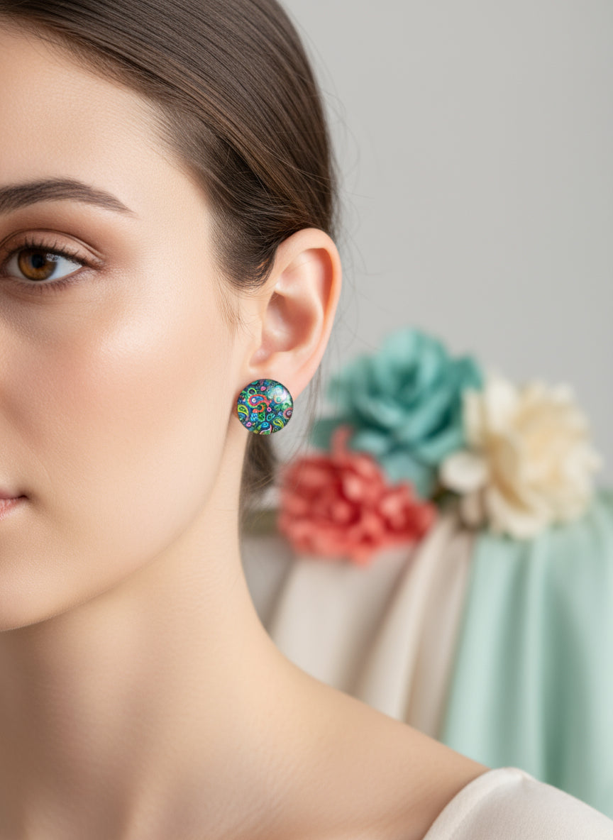 Cabochon Nature’s Whisper Earring