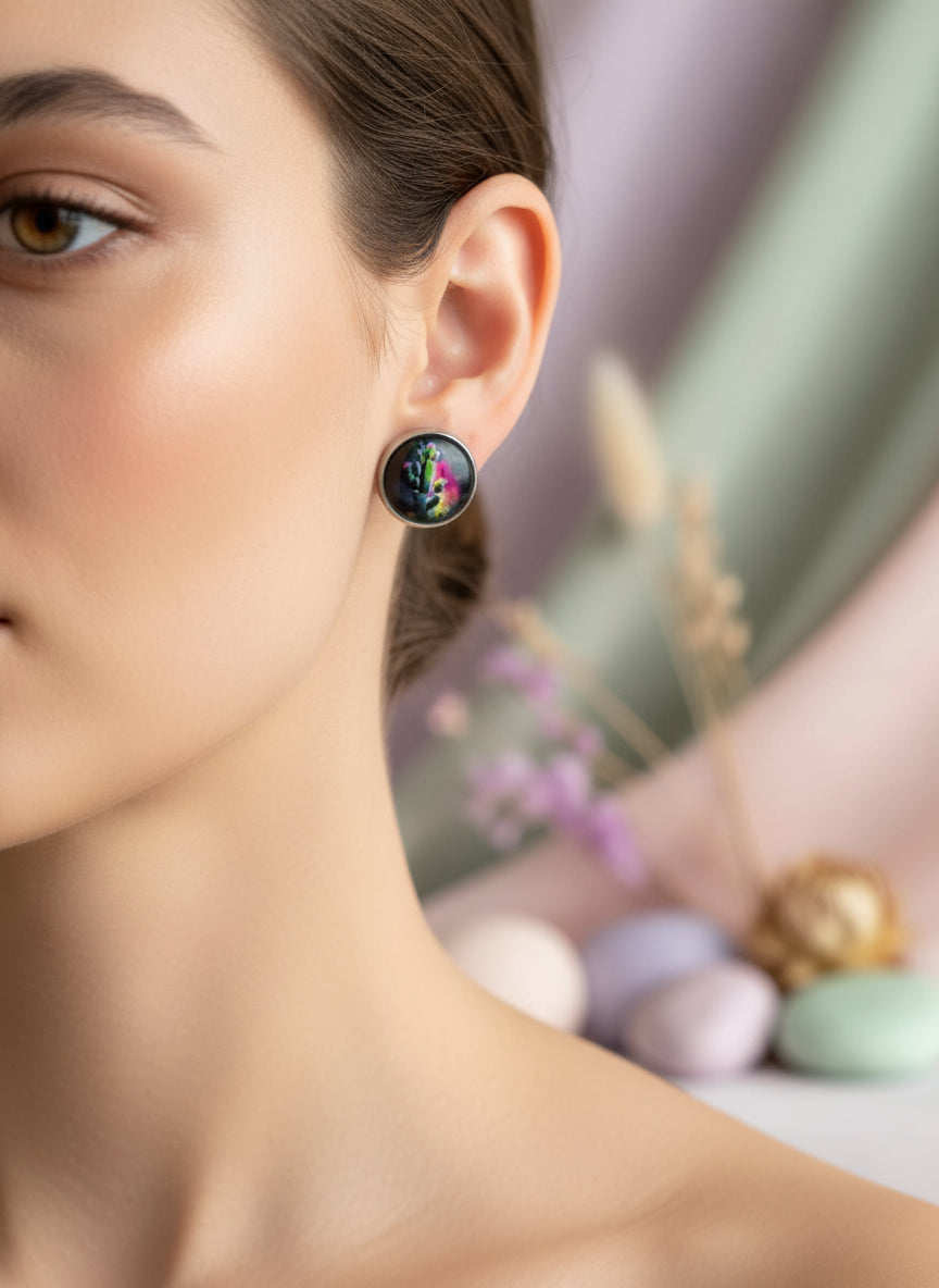 Kaboson fülbevaló kaktuszokkal