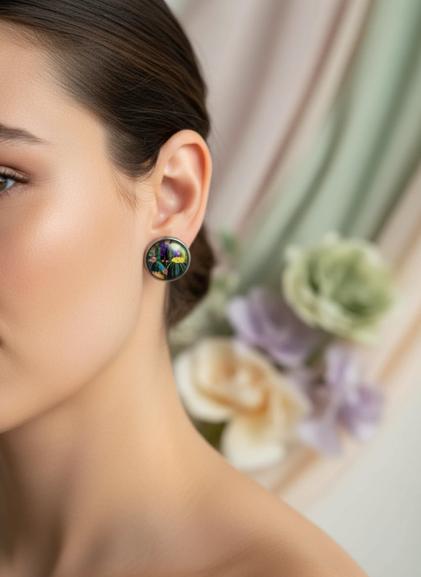 Kaboson fülbevaló kaktuszokkal