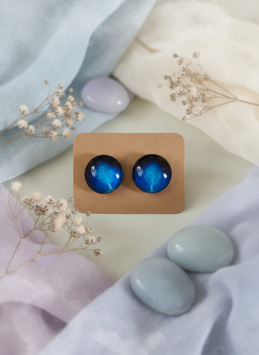 Cabochon Tree of Life Earring