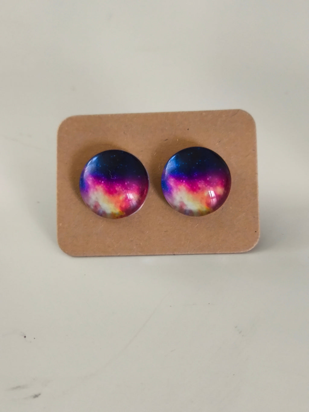 Cabochon Galactic Universe Earring