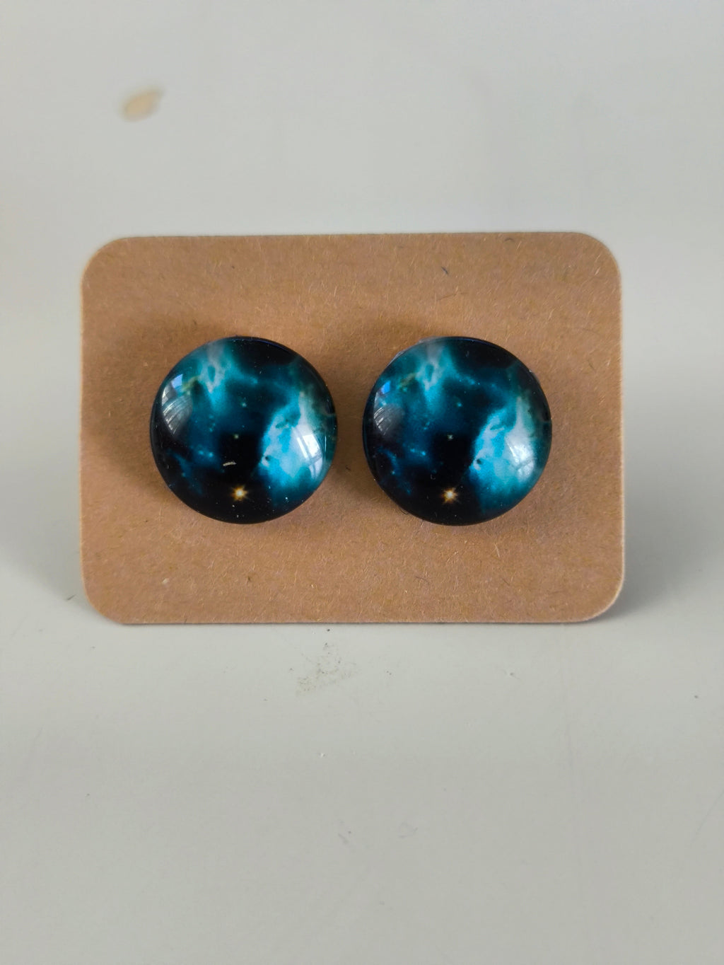 Cabochon Galactic Universe Earring