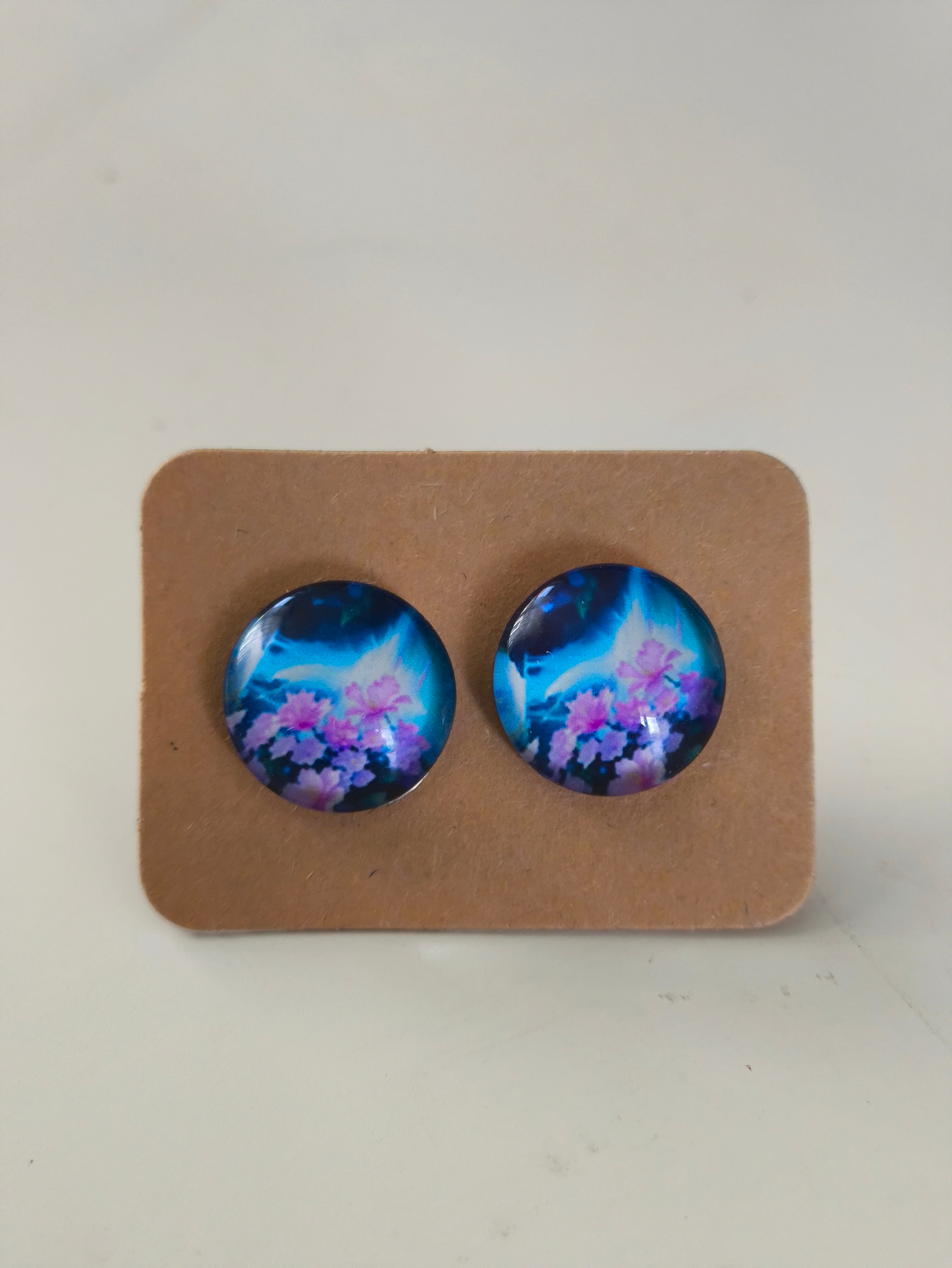 Cabochon Galactic Universe Earring