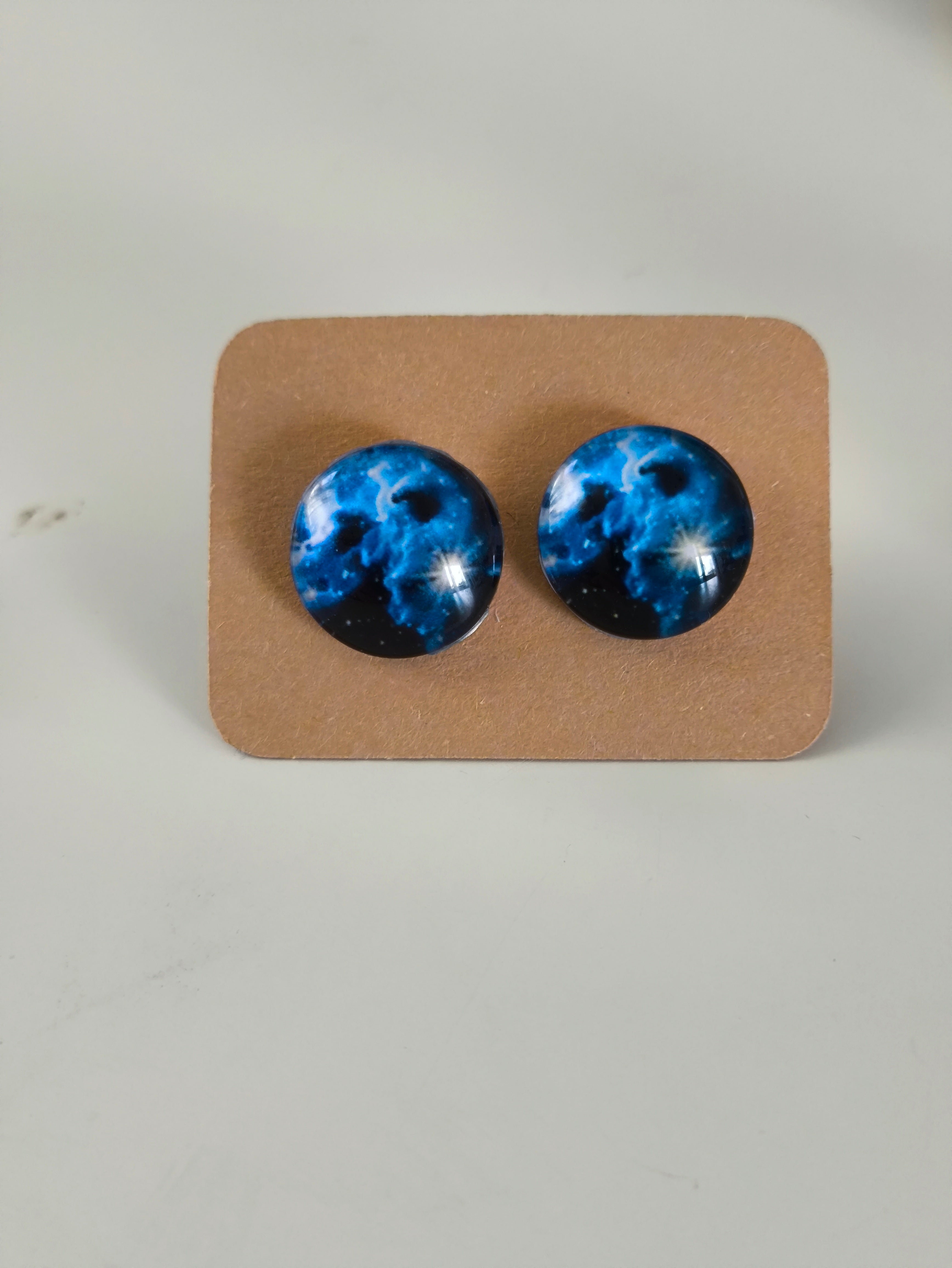 Cabochon Galactic Universe Earring
