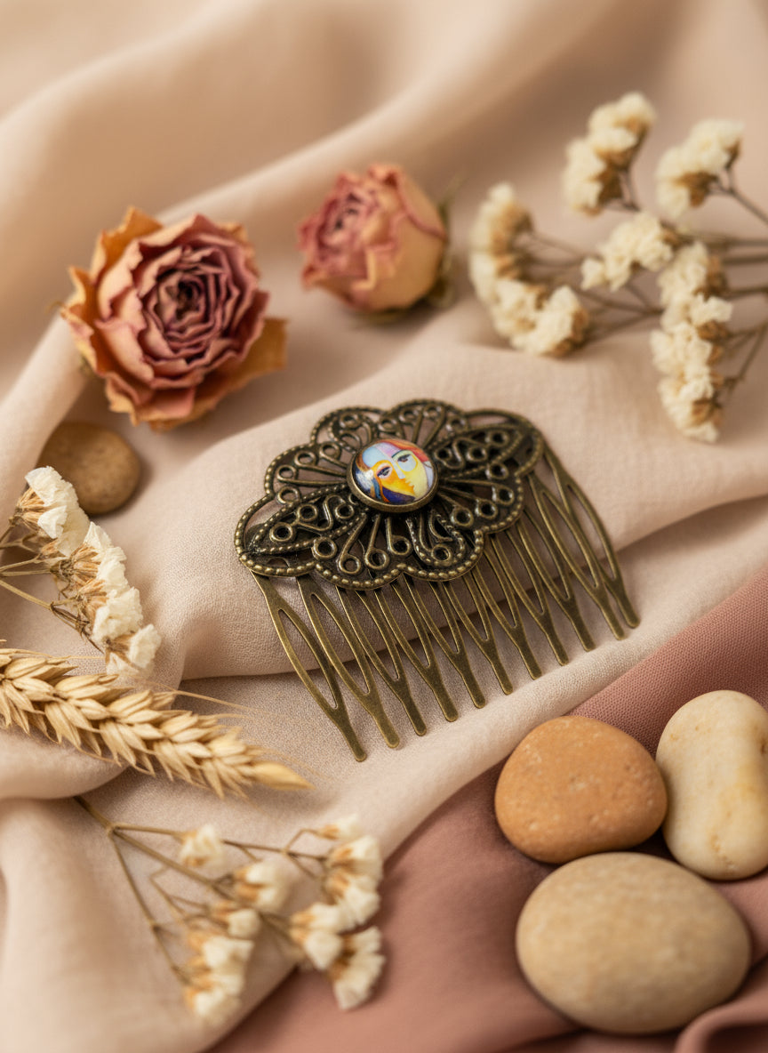 Cabochon Haircomb