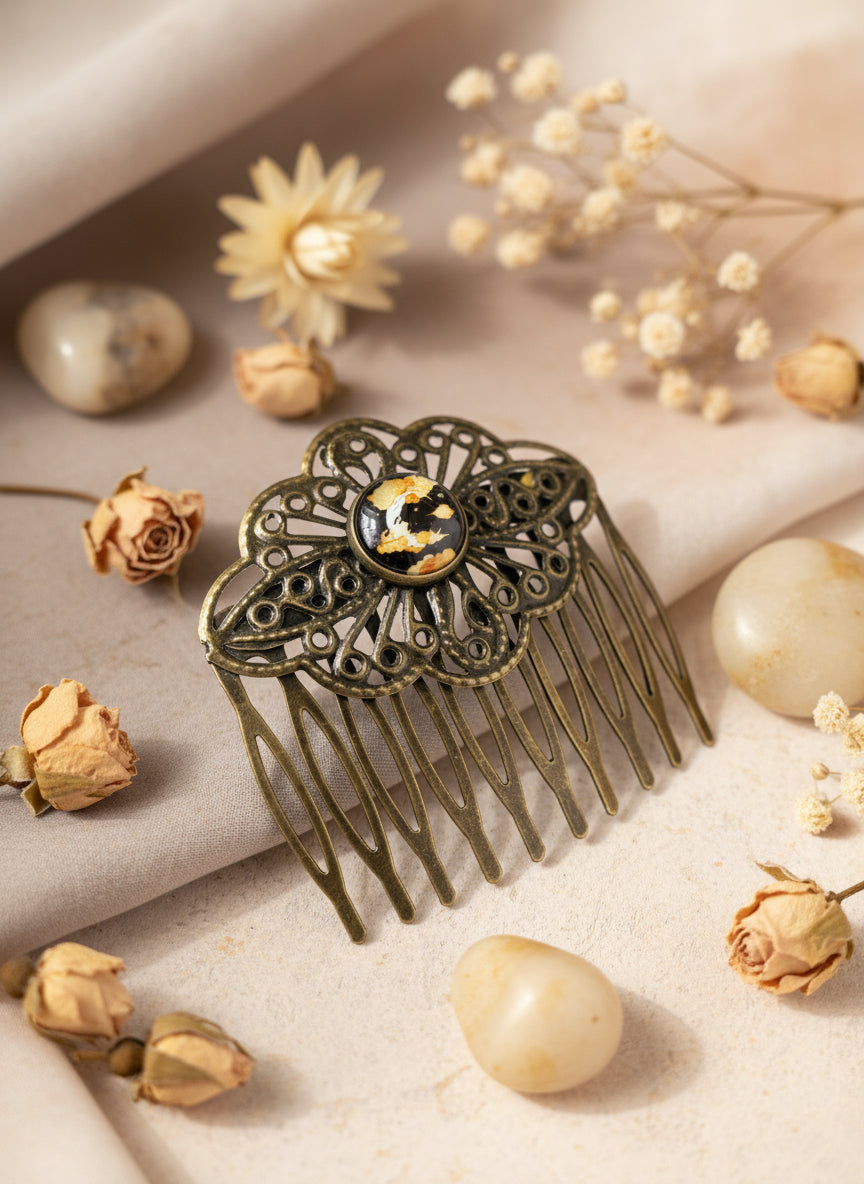 Cabochon Haircomb