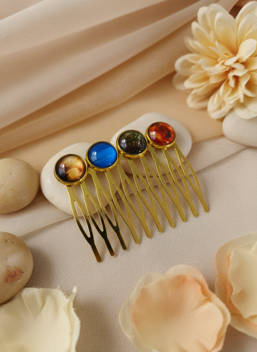 Cabochon Haircomb
