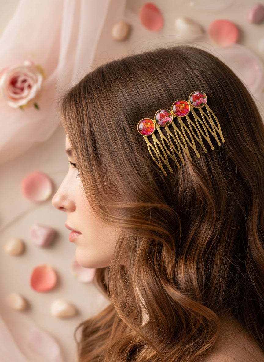 Cabochon Haircomb