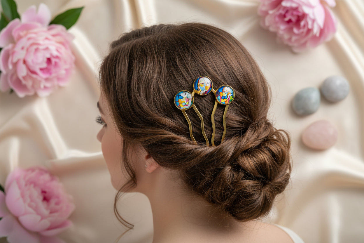 Cabochon Haircomb