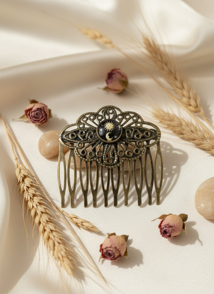 Cabochon Haircomb