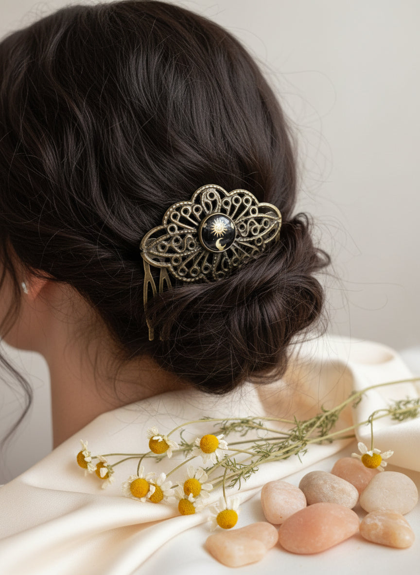 Cabochon Haircomb