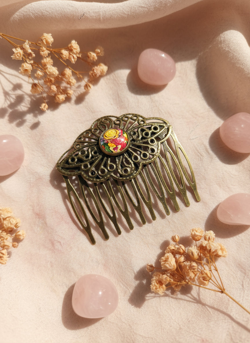 Cabochon Haircomb