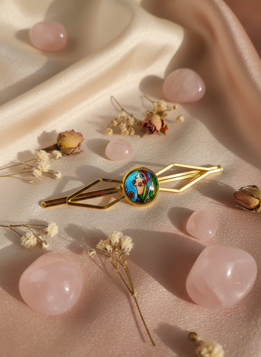Cabochon Hairpin