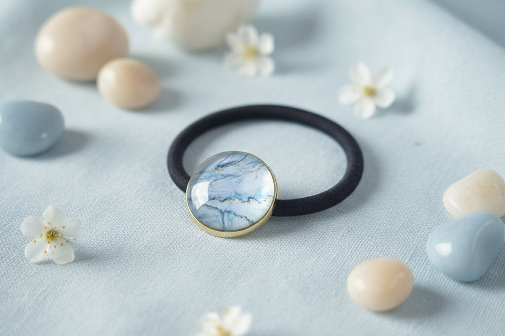 Cabochon Hairtie Waves