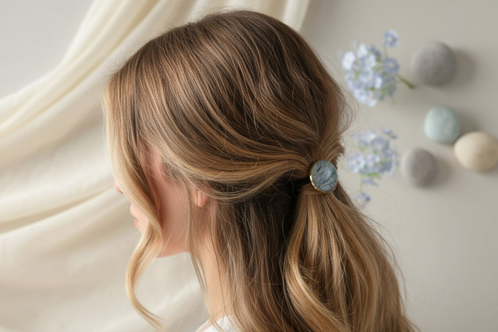 Cabochon Hairtie Waves