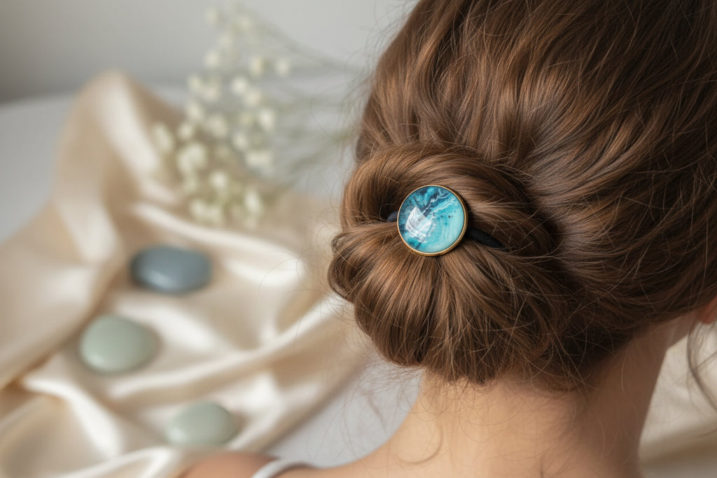 Cabochon Hairtie See