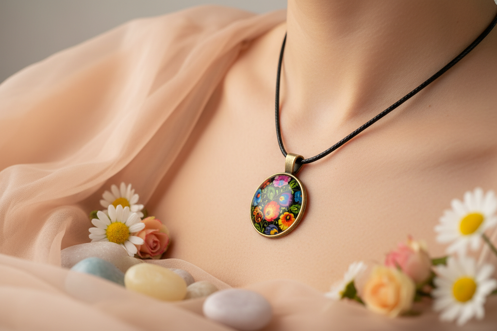 Cabochon, Necklace