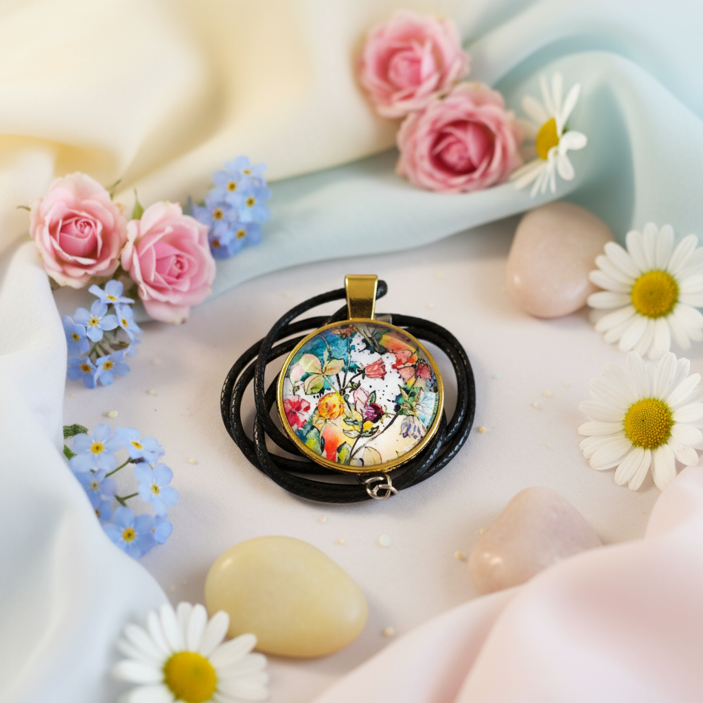 Cabochon, Necklace