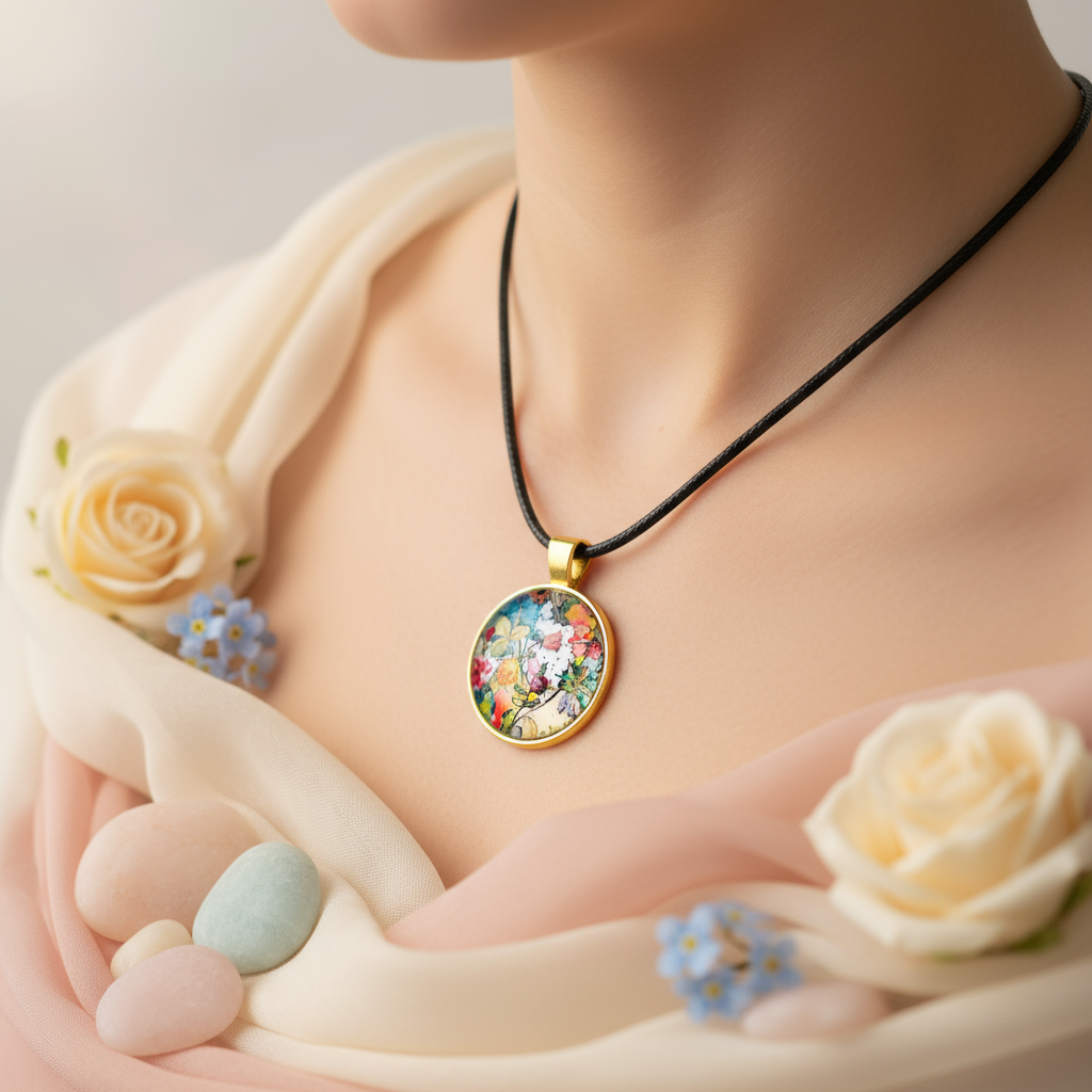 Cabochon, Necklace