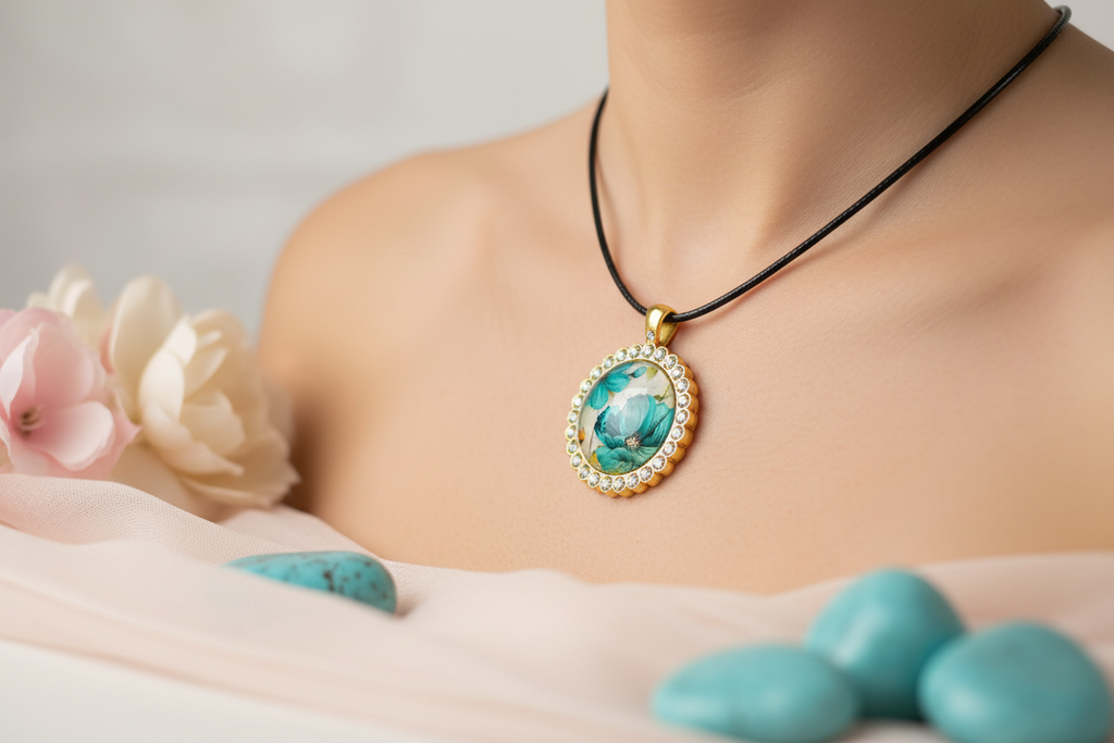 Cabochon, Necklace