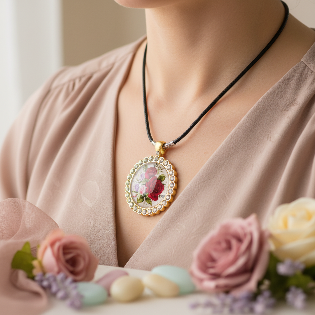 Cabochon, Necklace