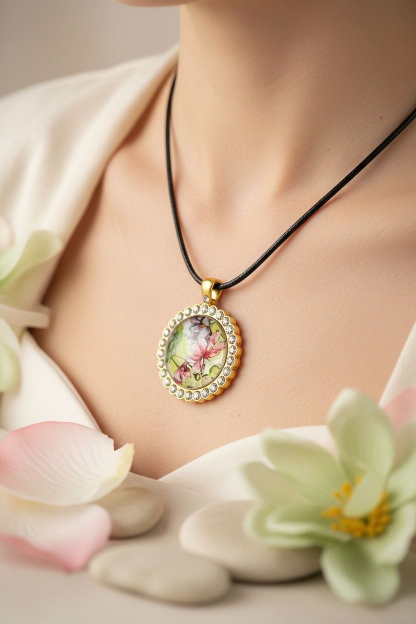 Cabochon, Necklace