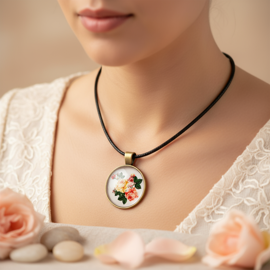 Cabochon, Necklace