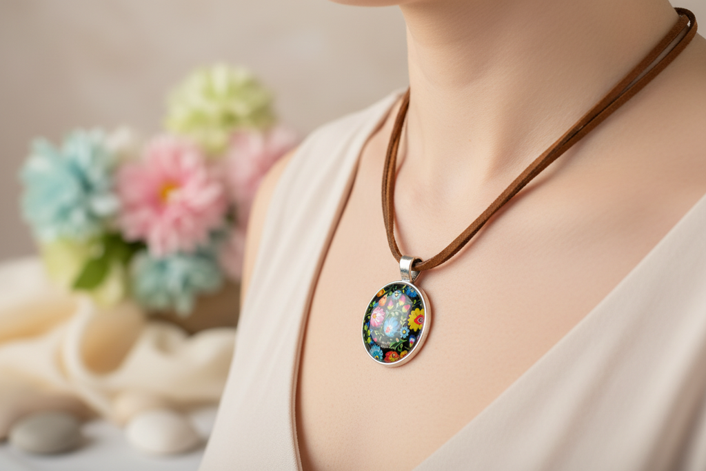Cabochon, Necklace