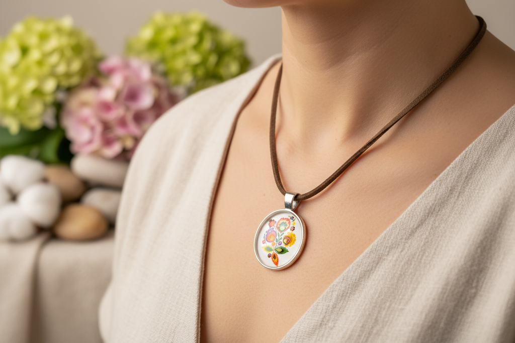 Cabochon, Necklace