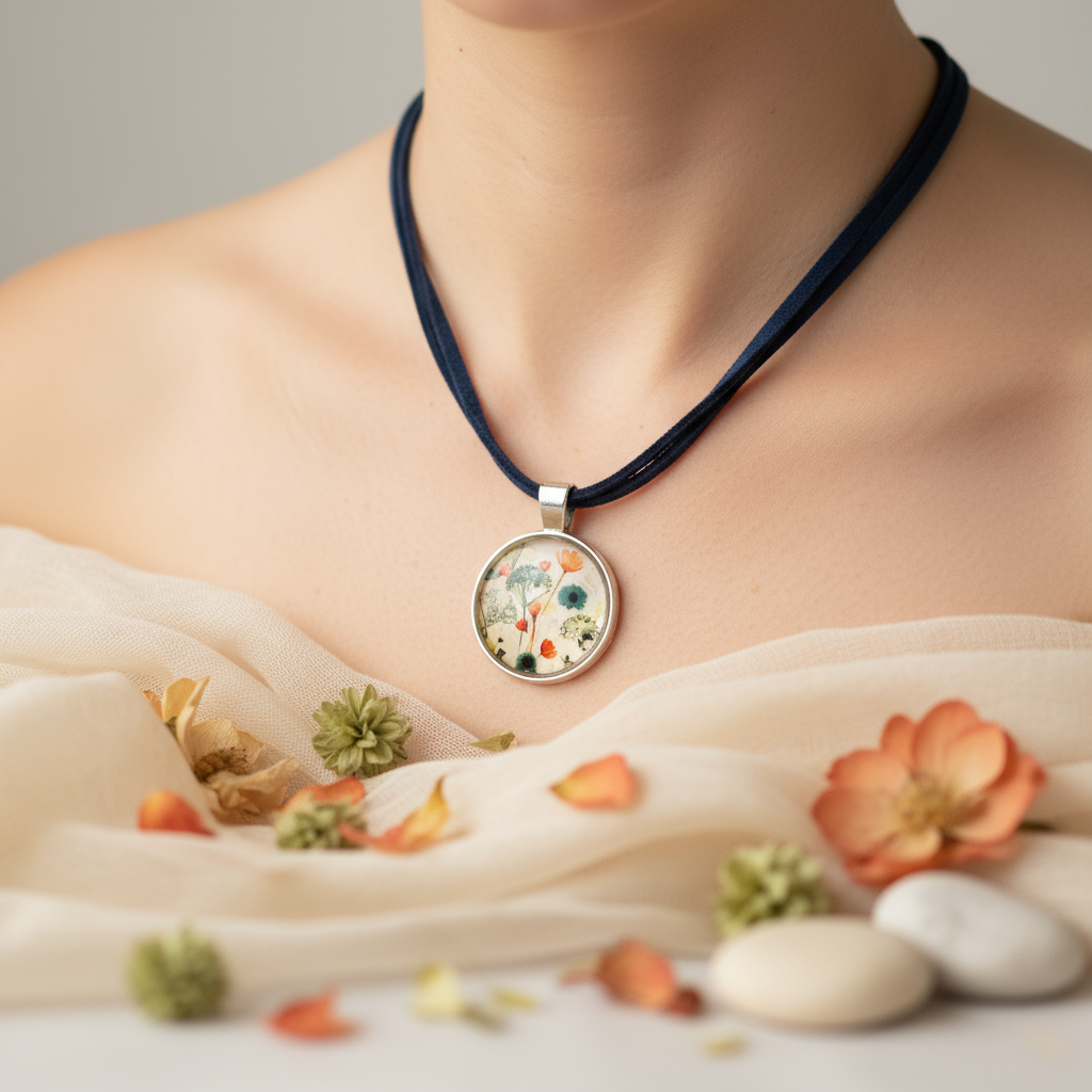 Cabochon, Necklace