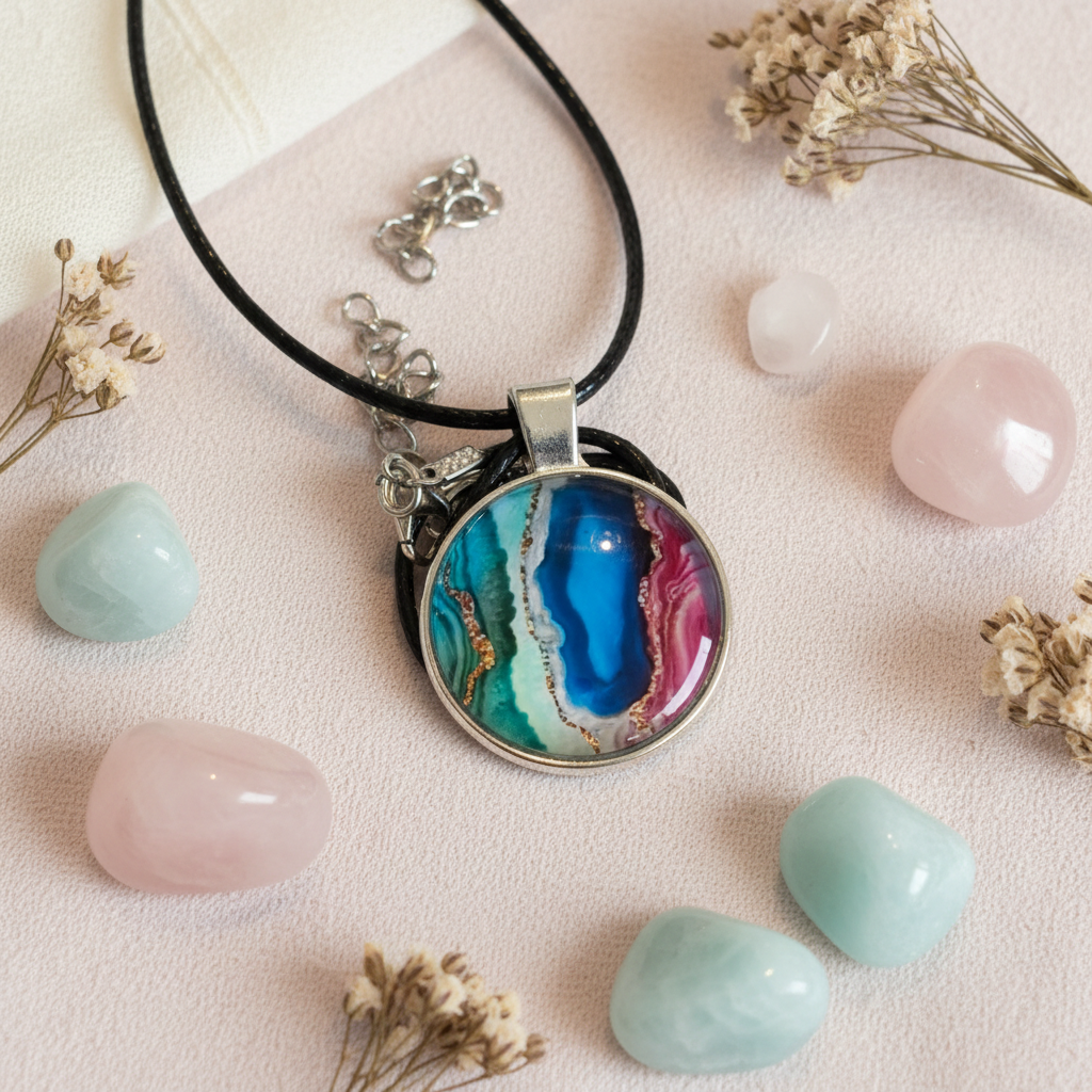 Cabochon, Necklace