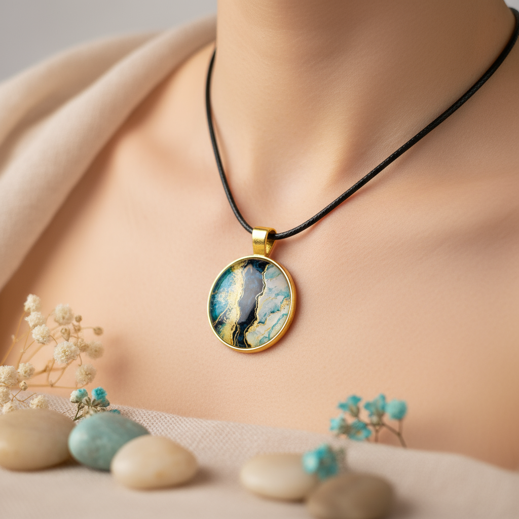 Cabochon, Necklace